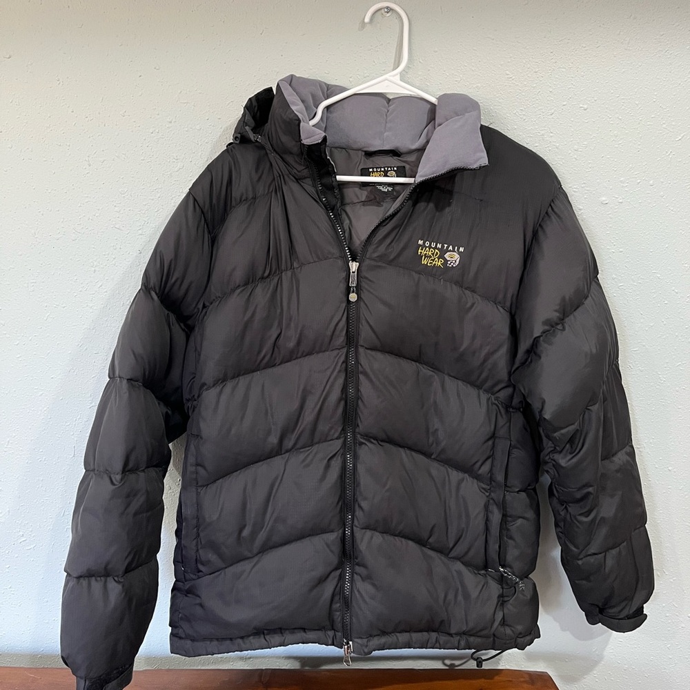 Mountain Hardwear Goose Down Puffer Jacket Women’s Size M Black Puffy